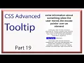 CSS Advance Tooltip Hindi