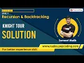 Knights Tour - Solution Recursion Data Structures and Algorithms in JAVA