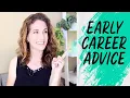 Tips for Early Career Therapists advice from a psychologist