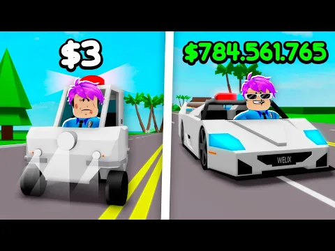 Video Thumbnail: EVOLUCIONÉ EL AUTO POLICIAL DE BROOKHAVEN RP..