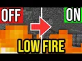 How To Get LOW FIRE In Minecraft Bedrock Xbox MCPE Switch PC