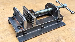 A Clever DIY Drill Press Vise Idea That Few People Know About!