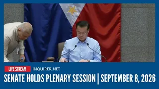 LIVE: Senate holds plenary session | September 8, 2026
