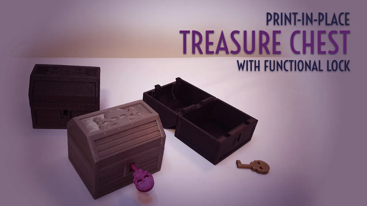 Print in Place Treasure Chest — #throwback