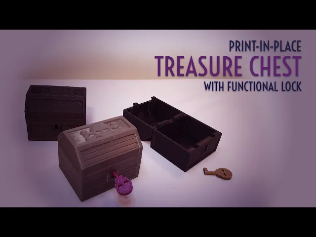 Print in Place Treasure Chest — #throwback video thumbnail