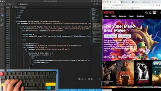 Coding a Netflix Clone but with Movie Theater Showings - ASMR Programming No Talking NextJS