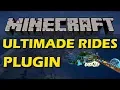 Create epic theme park rides in Minecraft with Ultimate Rides Plugin