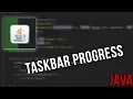 Java Taskbar Progress HOW TO CODE superblaubeere27