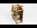 Fusee clock repair gut line fitting