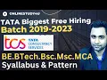 Download Lagu TATA Biggest Free Hiring 2019-2023 Batch | BE. BTech. BSC. MCA. MSC | Syllabus \u0026 Pattern