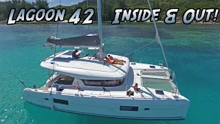 Lagoon 42 Catamaran Boat Tour – Inside & Out!