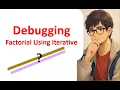 factorial using iteration in python factorial using python factorial program in python
