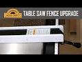 TABLE SAW FENCE UPGRADE