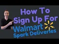How to sign up for Walmart delivery deliver groceries with Walmart Spark