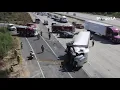 15 Freeway Closure Overturned Big Rig CHP NCFA 15 NB STRINGER LA