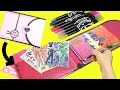 Miraculous Ladybug DIY Fashion Sketchbook with Cat Noir Rena Rouge and Carapace
