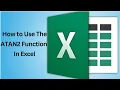 How To Use ATAN2 Function in Excel