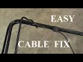 Push Mower Cable Kill Zone Cable Easy Fix Step By Step