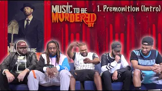 eminem premonition intro reaction review music to be murdered by