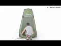 WolfWise Pop up Shower Tent - Setup and Folding Guide