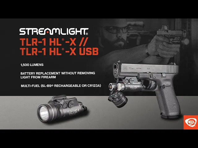 ไฟฉายติดปืน Streamlight TLR-1 HL-X USB