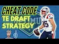 CHEAT CODE TE Draft Strategy Fantasy Football