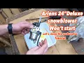 Ariens 24 delux snowblower won t start Let s clean the carb
