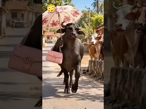 भैंस का स्टाइल 😘🙂🤣 #comedy #funny