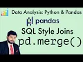 Joining DataFrames in Pandas using pd merge Python Pandas Tutorial