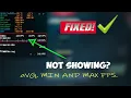 FPS Average Min and Max not Showing in MSI Afterburner Solved