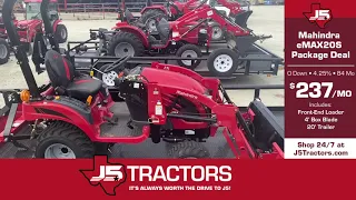 J5 Tractors - Mahindra eMax20S Package Deal