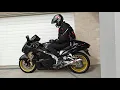 First ride on my new Black gold Hayabusa gsx1300r gen 1