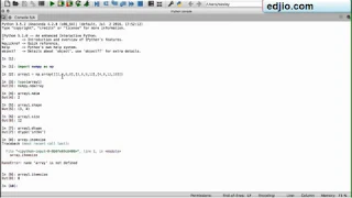 Numpy NdArray Object