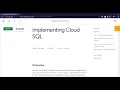 Implementing Cloud SQL GCCP