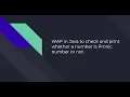 PRONIC NUMBER PROGRAM IN JAVA