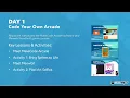 7 Code Your Own Arcade Overview