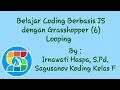 Belajar Coding Berbasis JS dengan Grasshopper 6 Looping
