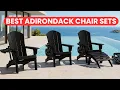 Top 5 Best Adirondack Chair Sets Review 2026 Comfortable Outdoor Patio Chairs Tested
