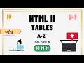 HTML-II CBSE Term 2 Class 10 Computer Application TABLE