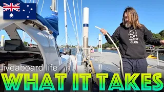 Liveaboard Life; Getting Water, Food and Boat Parts Up the Brisbane River in Australia