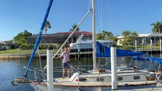 Projects: whisker pole, electronics, grab rail & manatees
