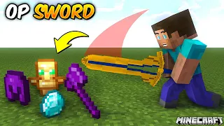 Minecraft but There are CUSTOM SWORDS...