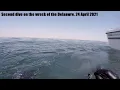 dive two on the wreck of the Delaware
