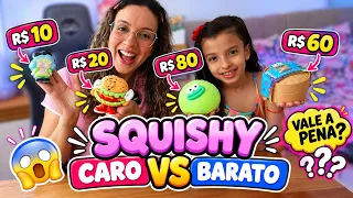 Squishy Caro vs Squishy Barato - Testando Squishy Pela Primeira Vez!! 😍😱