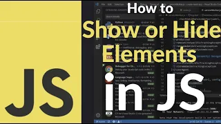 How to Show or Hide Elements with JavaScript Toggle Visibility Using Style Classes Display Prop