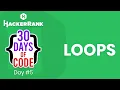 Hackerrank 30 Days of Code Cozumleri - Day 5 Loops