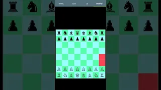 Chess Game Using Html Css Js