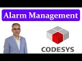 CODESYS Alarm Management tutorial