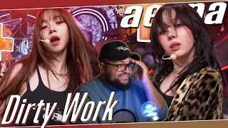 aespa dirty work live stage reaction winter aura off the charts 