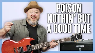Download Poison Nothin' But A Good Time Guitar Lesson + Tutorial MP3
